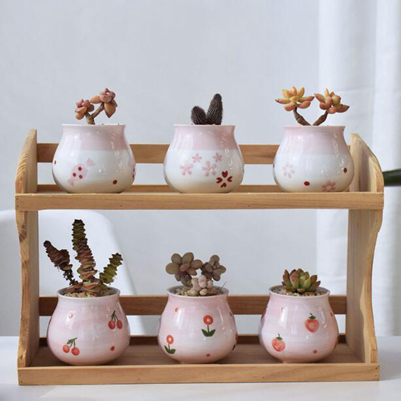 Bonsai Garden Europe - Cute Pink Girl Heart Series vaso