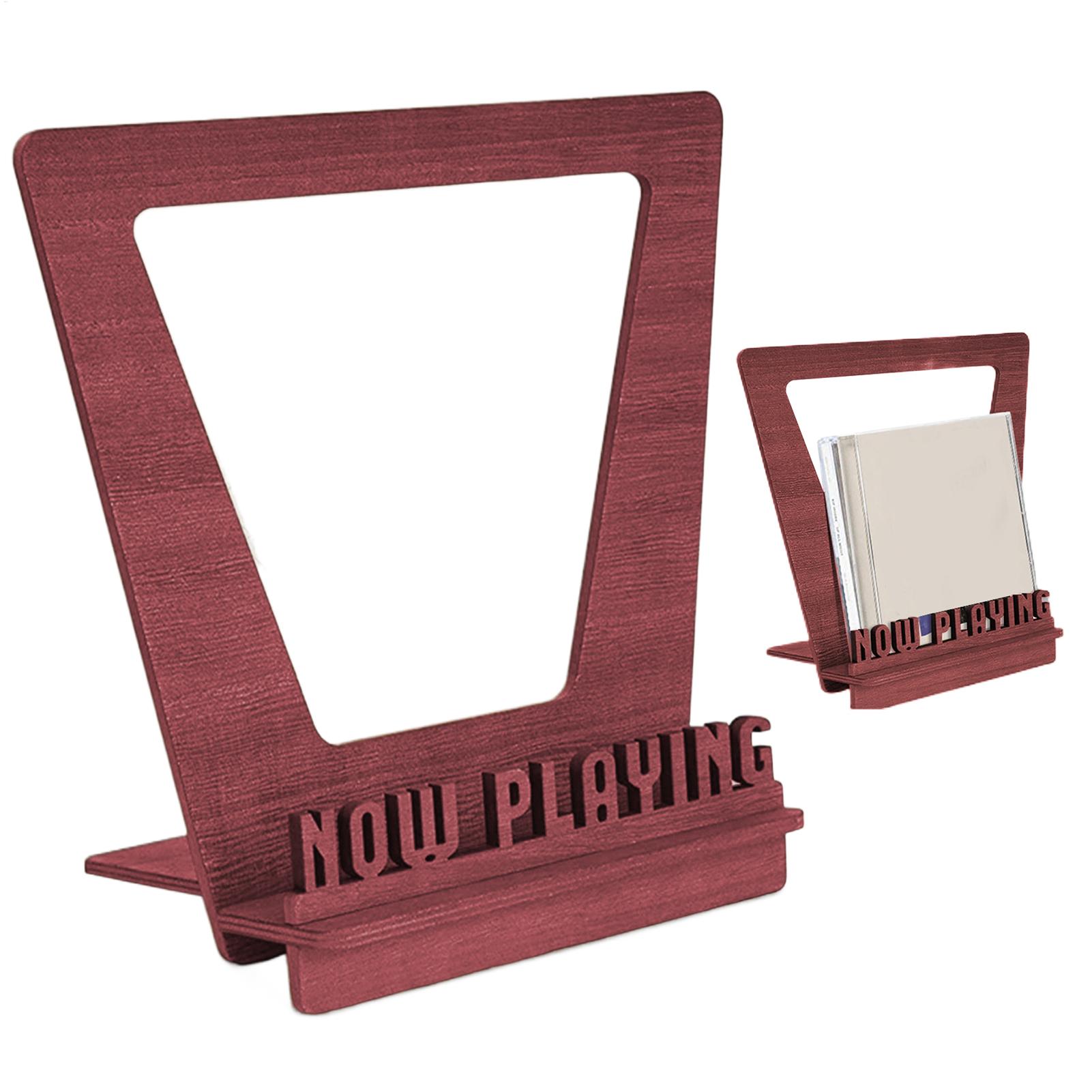 Display Stand Wood - Porta dischi in legno, supporto in