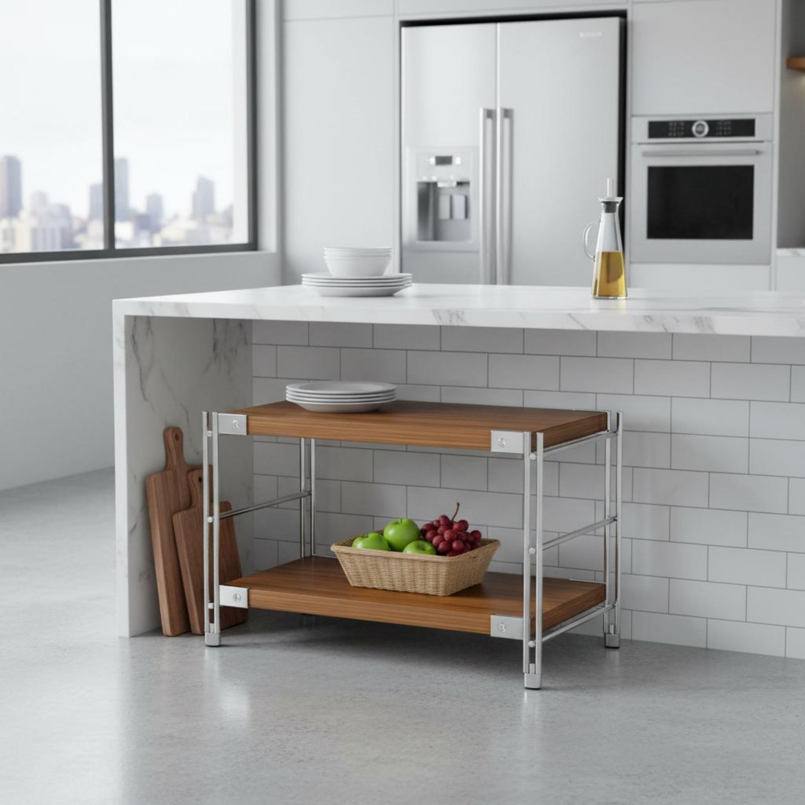 Scaffale stretto autoportante  - Display Stand Wood recensione e prezzo