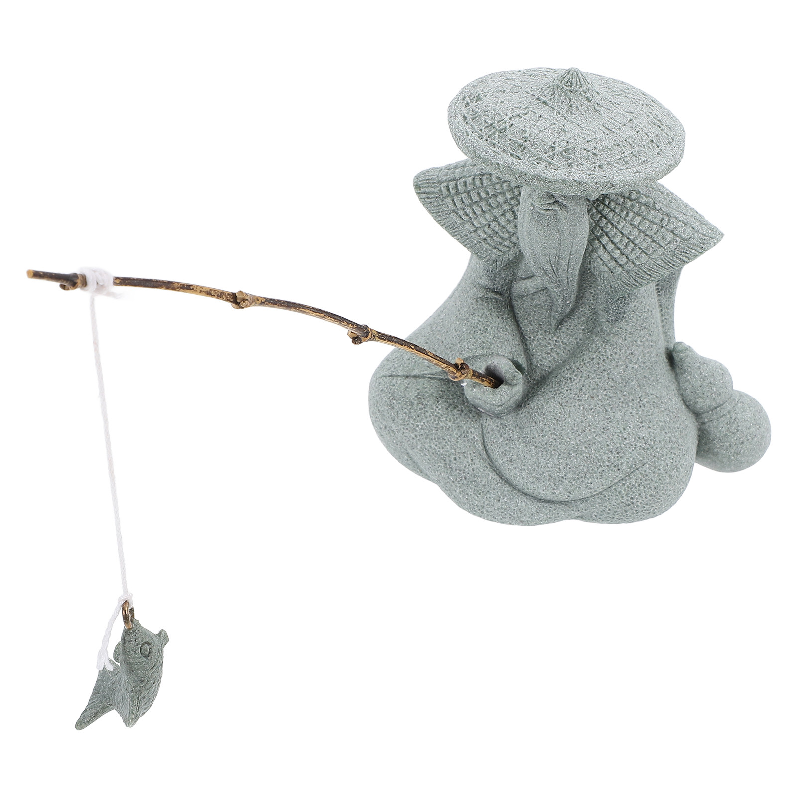 Statua di Mini Pescatore in Re - Landscape Bonsai Garden recensione e prezzo