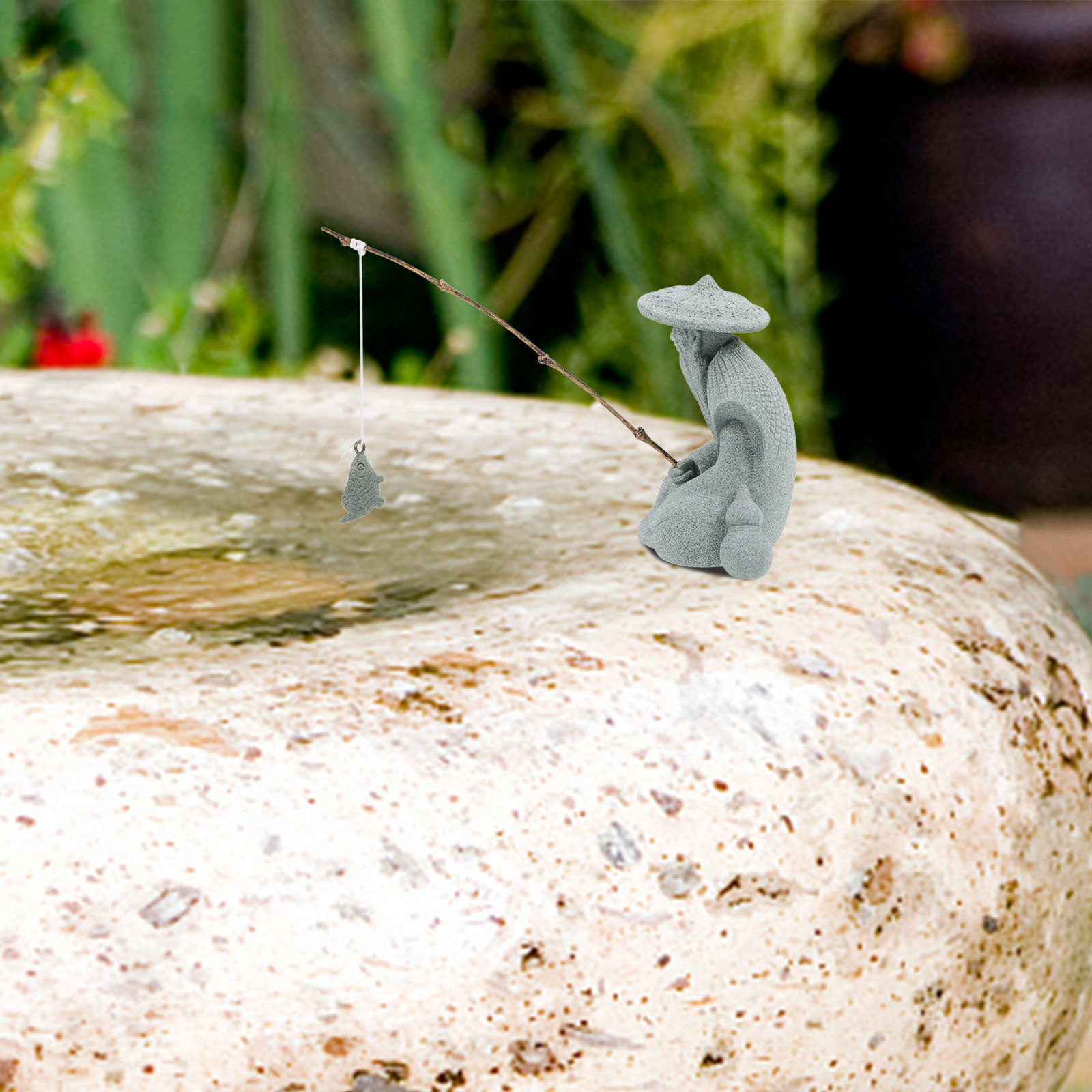 Statua di Mini Pescatore in Re - Landscape Bonsai Garden recensione e prezzo