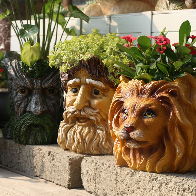 3D testa di animale vaso figur - Bonsai Garden Nursery recensione e prezzo