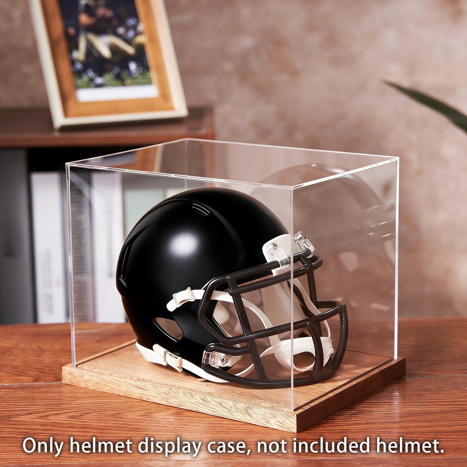 Custodia trasparente per casco - Display Stand Wood recensione e prezzo