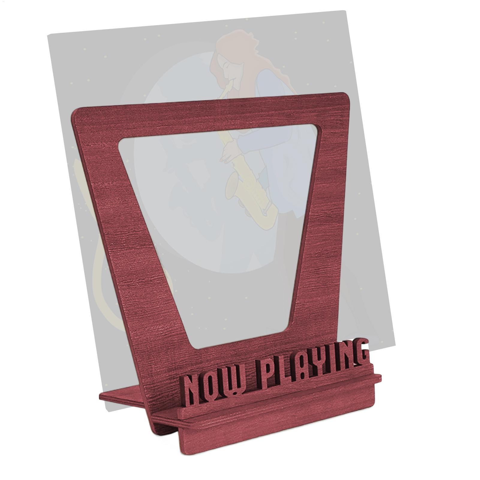 Porta dischi in legno, support - Display Stand Wood recensione e prezzo